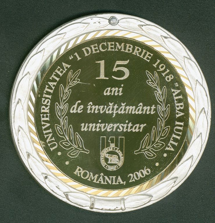 Universitatea Alba Iulia, eml�kplakett, 2006 