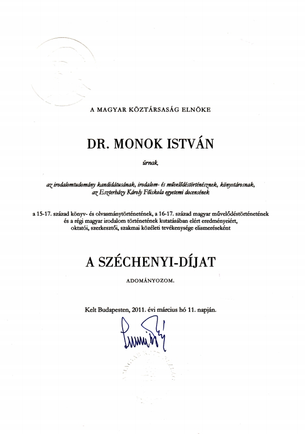 Sz�chenyi-d�j, 2011